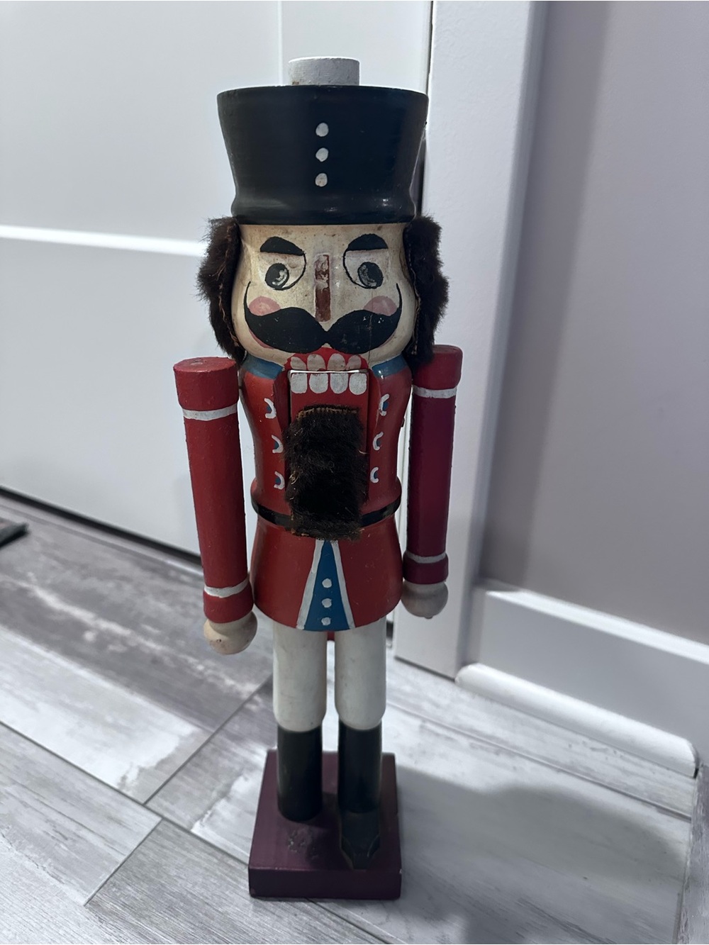 Classic Red Wooden Nutcracker Soldier,15 inches